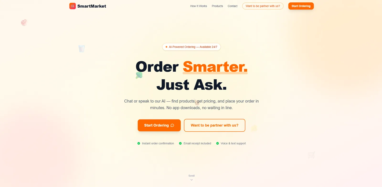 AI Order product screenshot